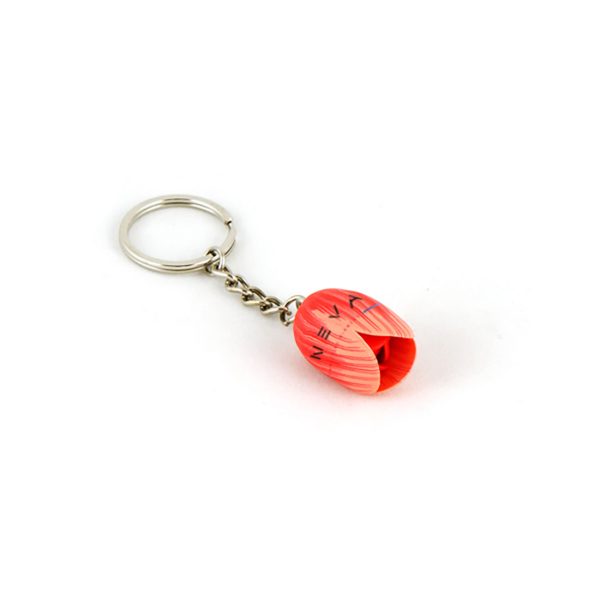 Tulp sleutelhanger met logo in mix van kleuren - vanaf 100 stuks - Afbeelding 2