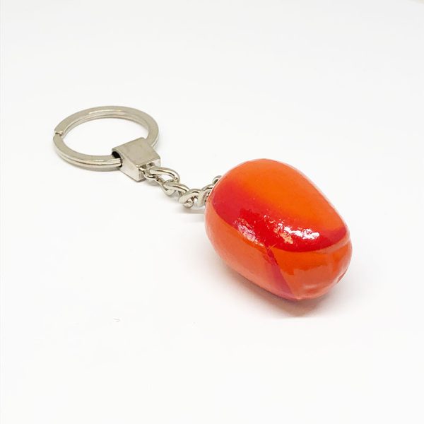 Tulp sleutelhanger oranje