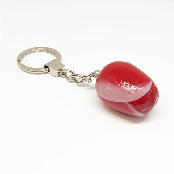 Tulp sleutelhanger rood