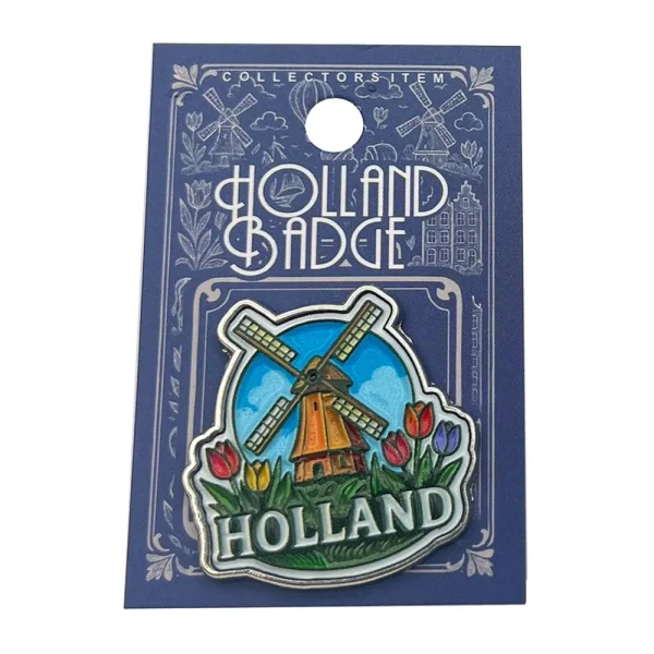 Pin Holland molen tulp